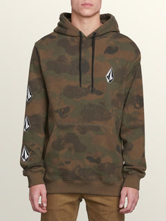 Deadly Stones Pullover Hoodie CAMOUFLAGE / S- Volcom