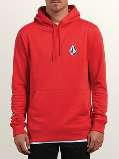 Deadly Stones Pullover Hoodie SPARK RED / S- Volcom